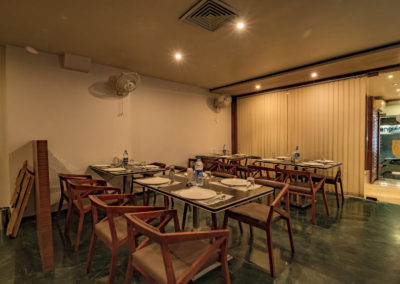 Dining Hall in Udaipur at Hotel Uddhav Vilas