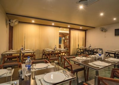 Dining Hall in Udaipur at Hotel Uddhav Vilas